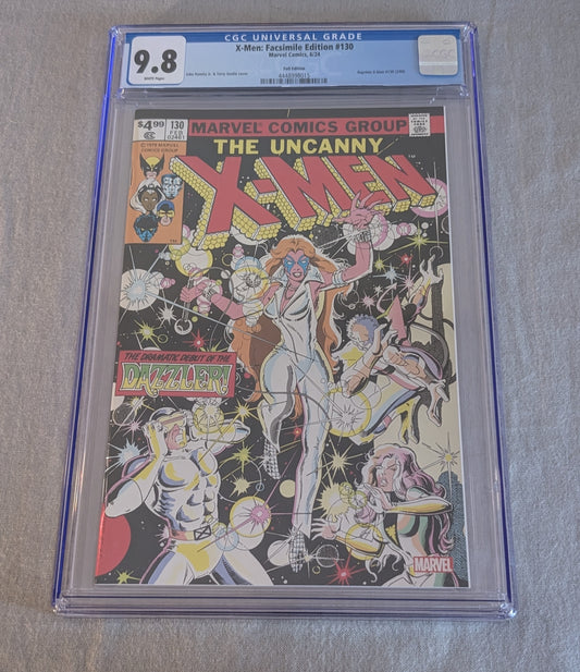 X-Men #130 Facsimile Edition Foil Variant CGC 9.8 Marvel Comic Slab