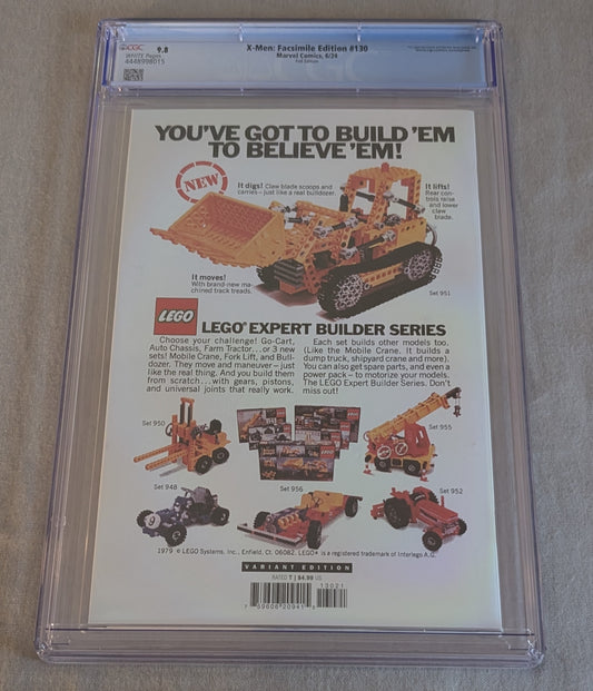 X-Men #130 Facsimile Edition Foil Variant CGC 9.8 Marvel Comic Slab