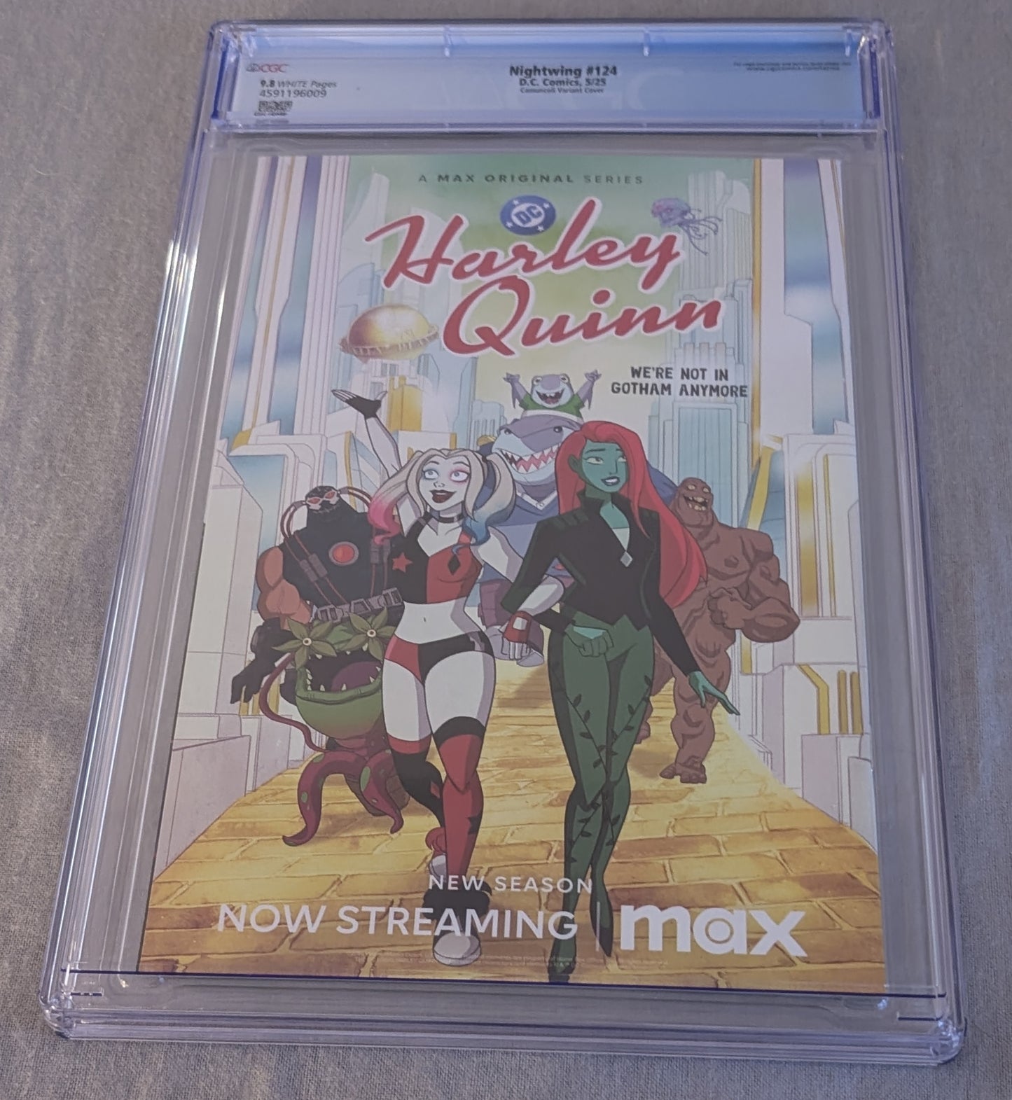 Nightwing #124 Giuseppe Camuncoli Courtside Variant Darthsig Dual Copy Edition CGC 9.8 Slab + Raw Comic