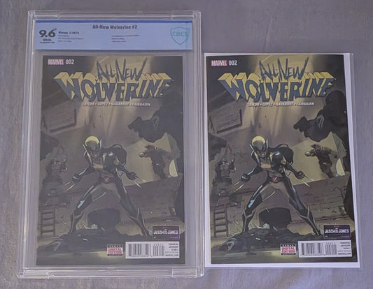 All-New Wolverine #2 Darthsig Dual Copy Edition CBCS 9.6 Slab + Raw Comic First Gabby