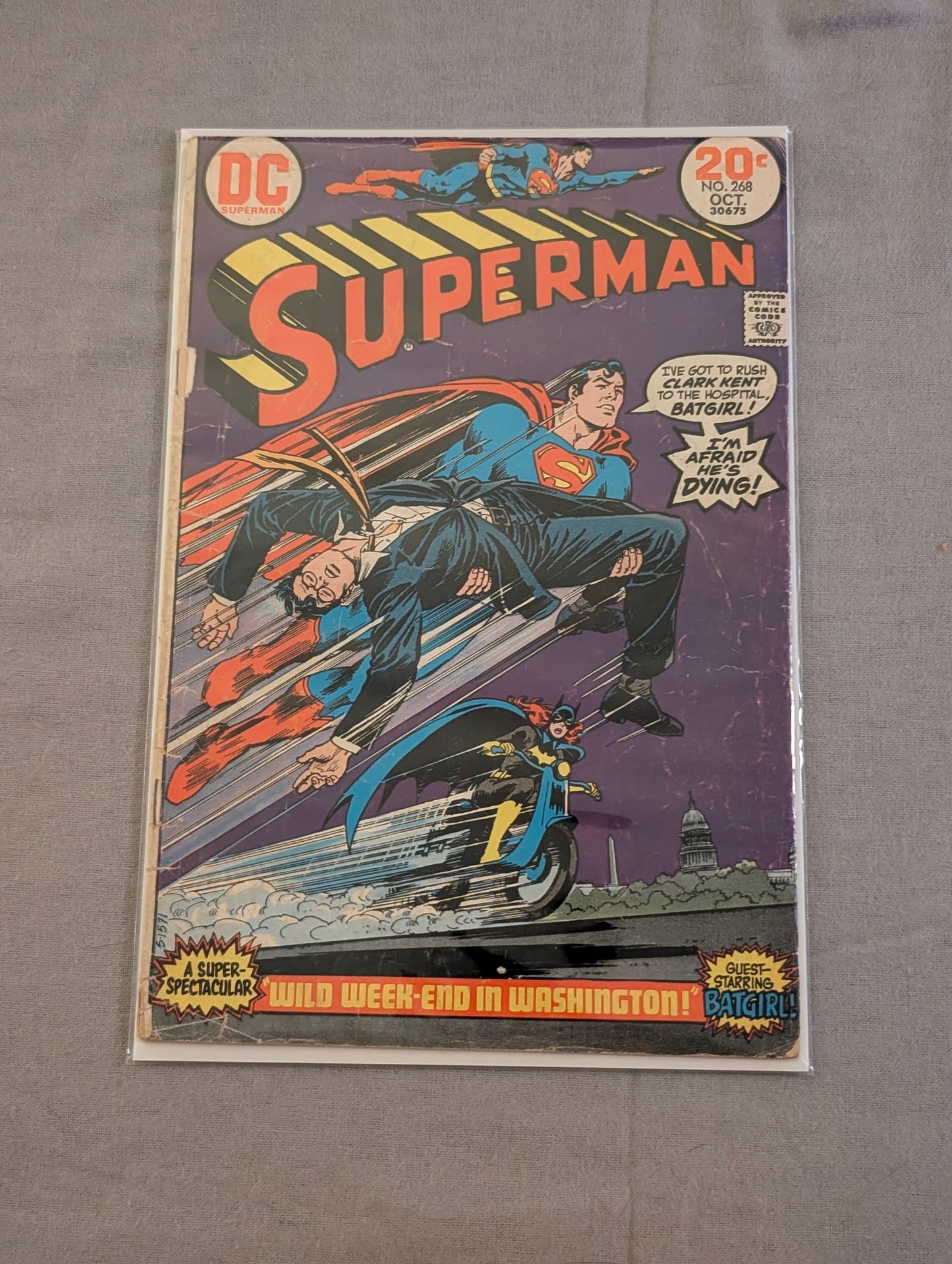 Superman Vol. 1 #268-275 Comic Lot DC Bronze Age 8-Issue Run