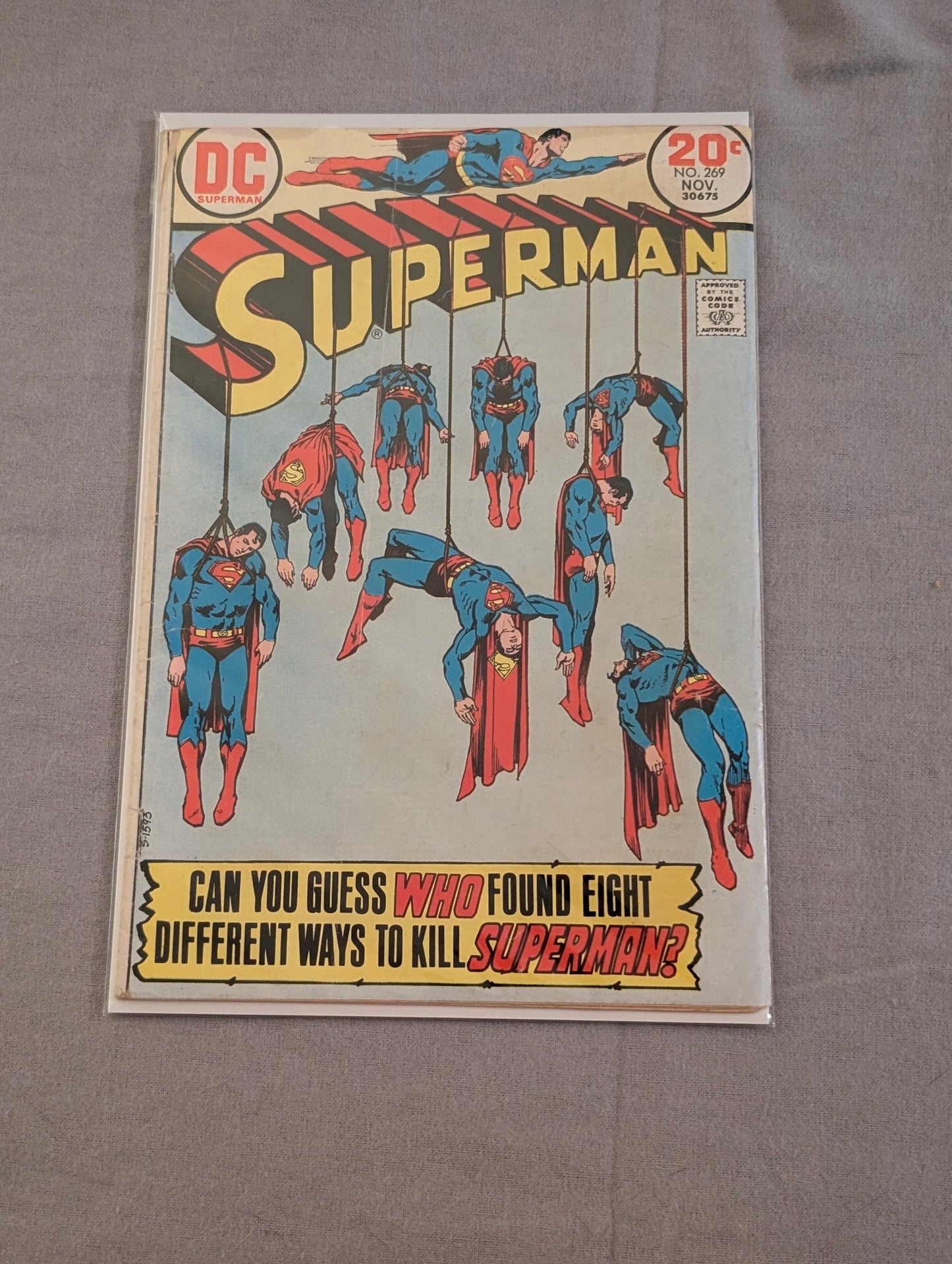 Superman Vol. 1 #268-275 Comic Lot DC Bronze Age 8-Issue Run