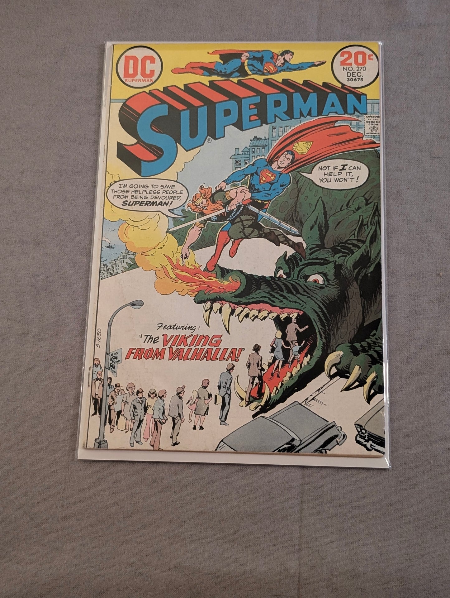 Superman Vol. 1 #268-275 Comic Lot DC Bronze Age 8-Issue Run