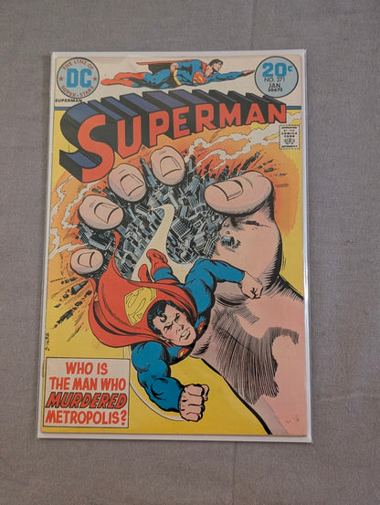 Superman Vol. 1 #268-275 Comic Lot DC Bronze Age 8-Issue Run