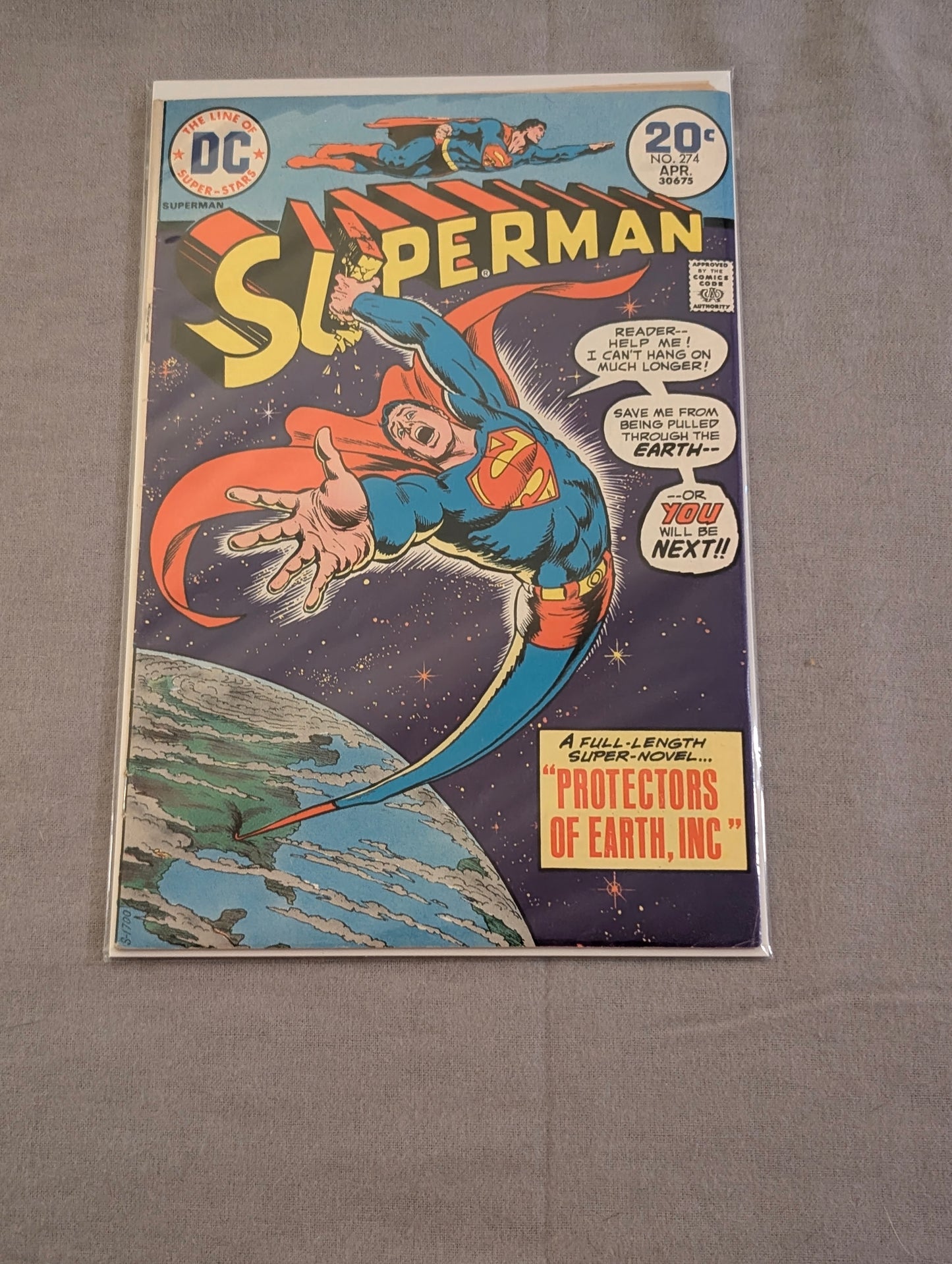 Superman Vol. 1 #268-275 Comic Lot DC Bronze Age 8-Issue Run