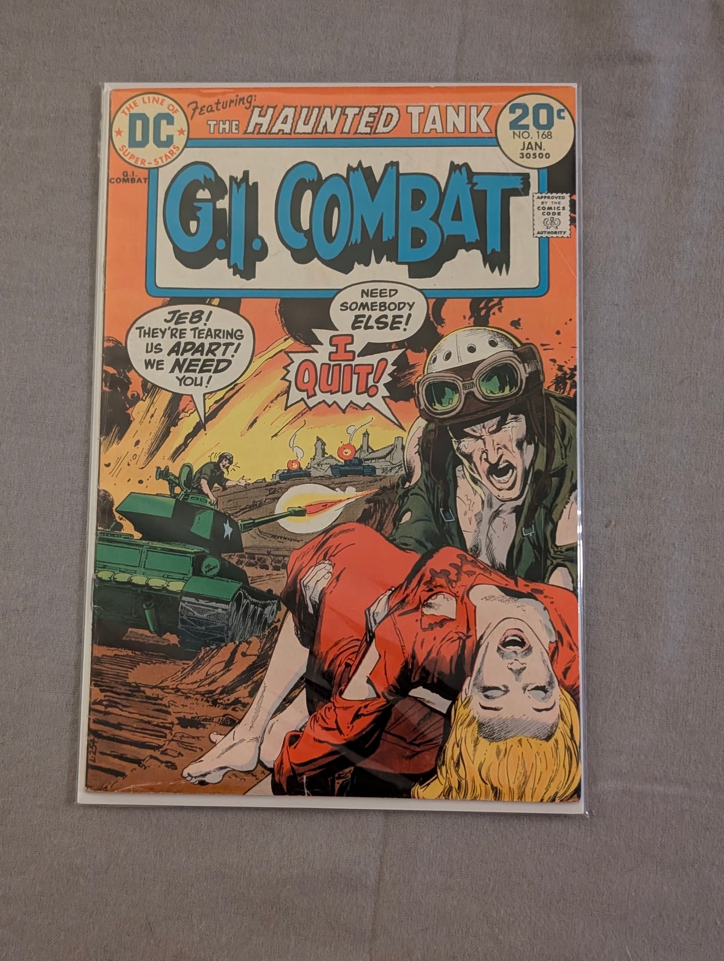 G.I. Combat Vol. 1 Haunted Tank Lot DC Bronze Age Comics #166 168-171 173