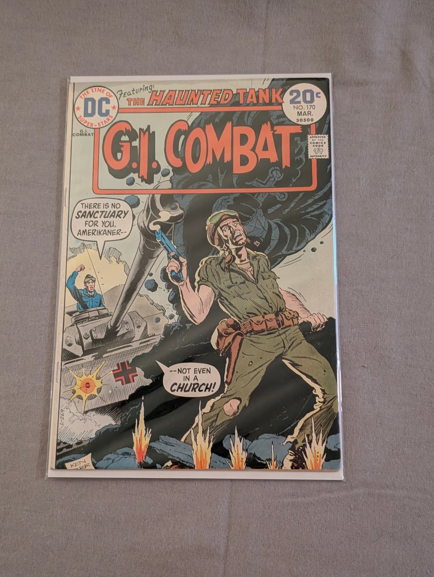 G.I. Combat Vol. 1 Haunted Tank Lot DC Bronze Age Comics #166 168-171 173