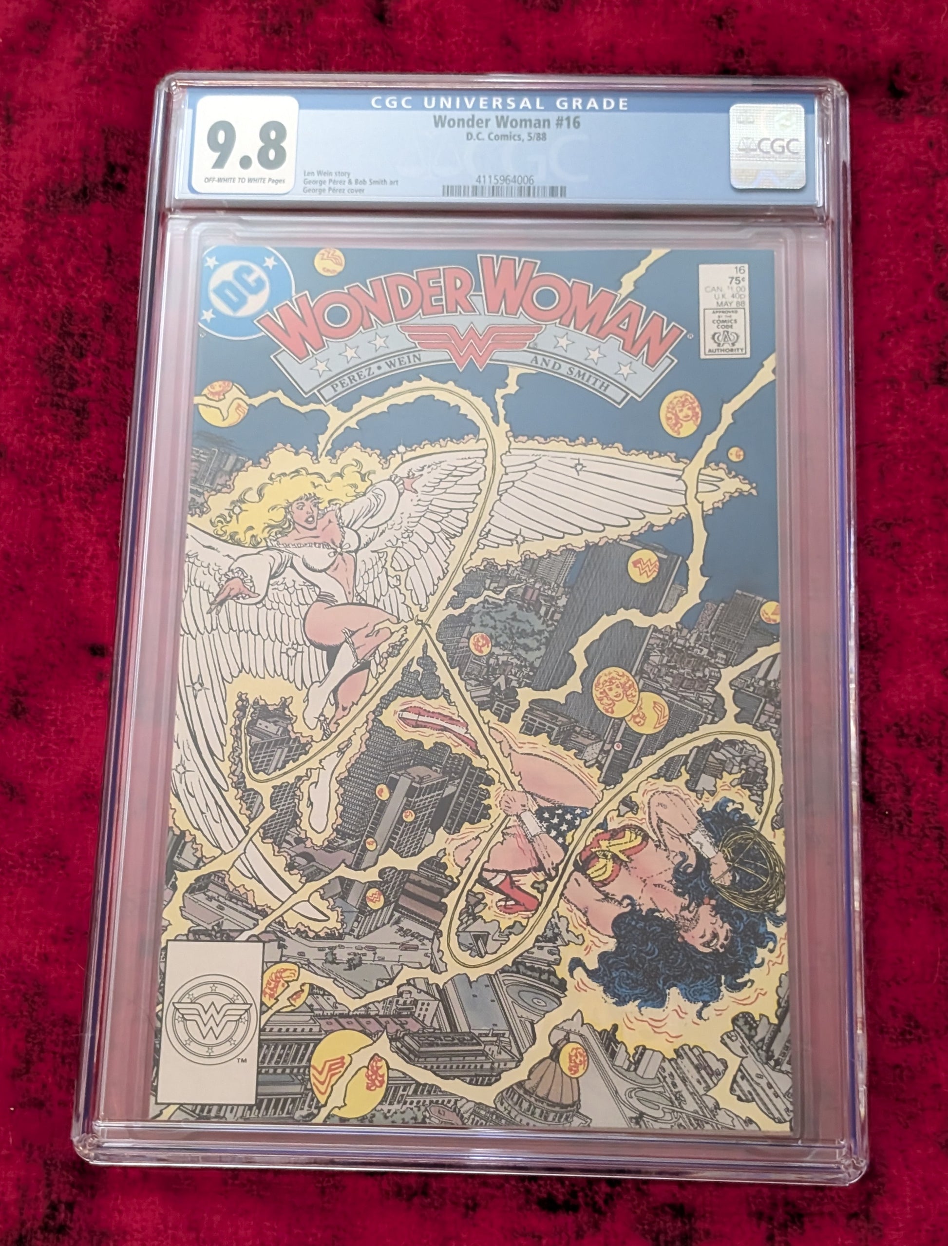 Wonder Woman, Vol. 2 #16 CGC 9.8 Graded comic 
