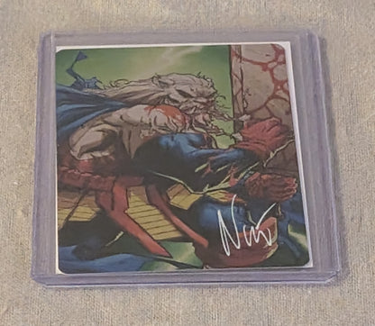 Invincible Battle Beast Metal Trading Card Signed by Eddie Nunez with COA