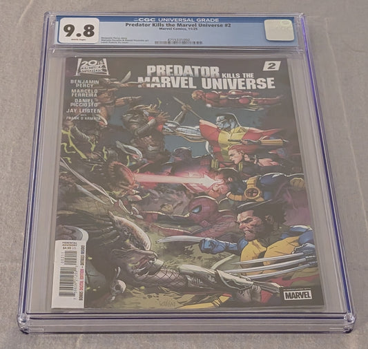 Predator Kills the Marvel Universe #2 CGC 9.8 Graded Marvel Comic