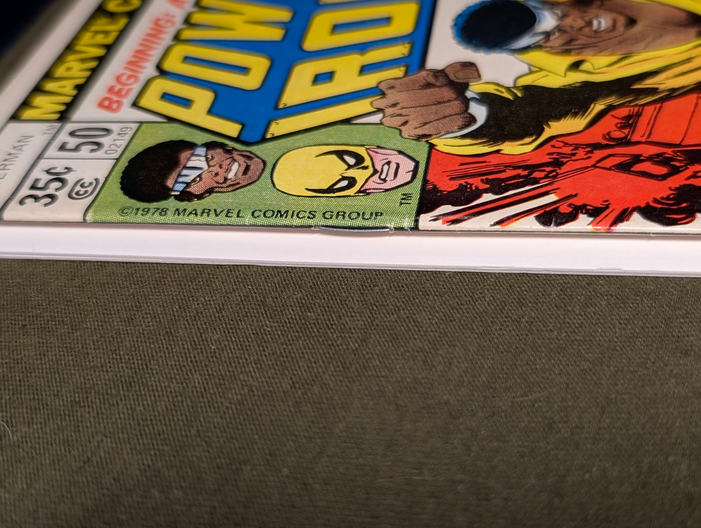 Power Man and Iron Fist #50 Newsstand Comic – Team-Up Begins, Amanda Sefton Cameo
