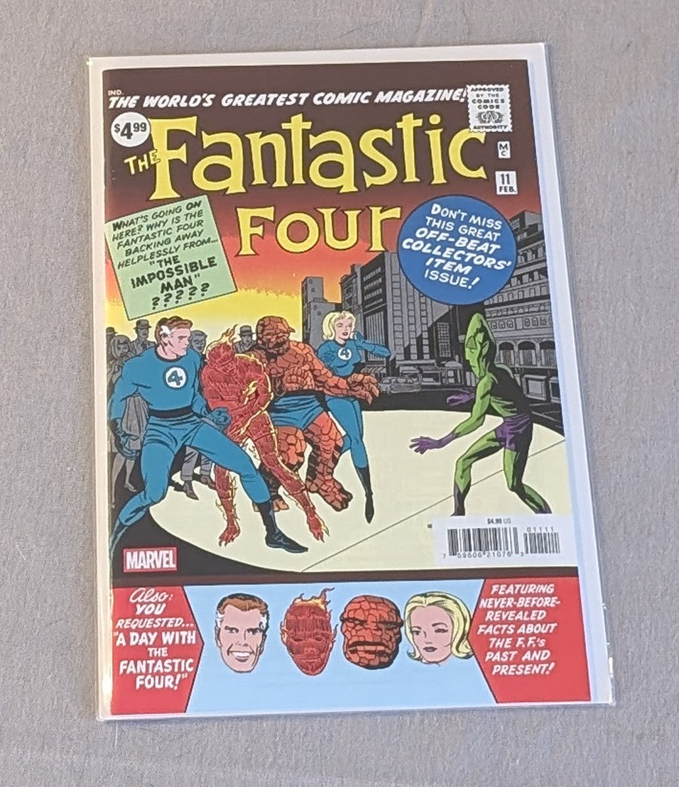 Darthsig Dual Copy Edition: Fantastic Four #11 Facsimile Foil Variant CGC 9.8 + Raw Facsimile Set