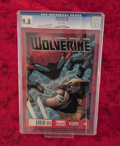 Wolverine Vol. 6 #2 CGC 9.8 Graded Marvel Comic