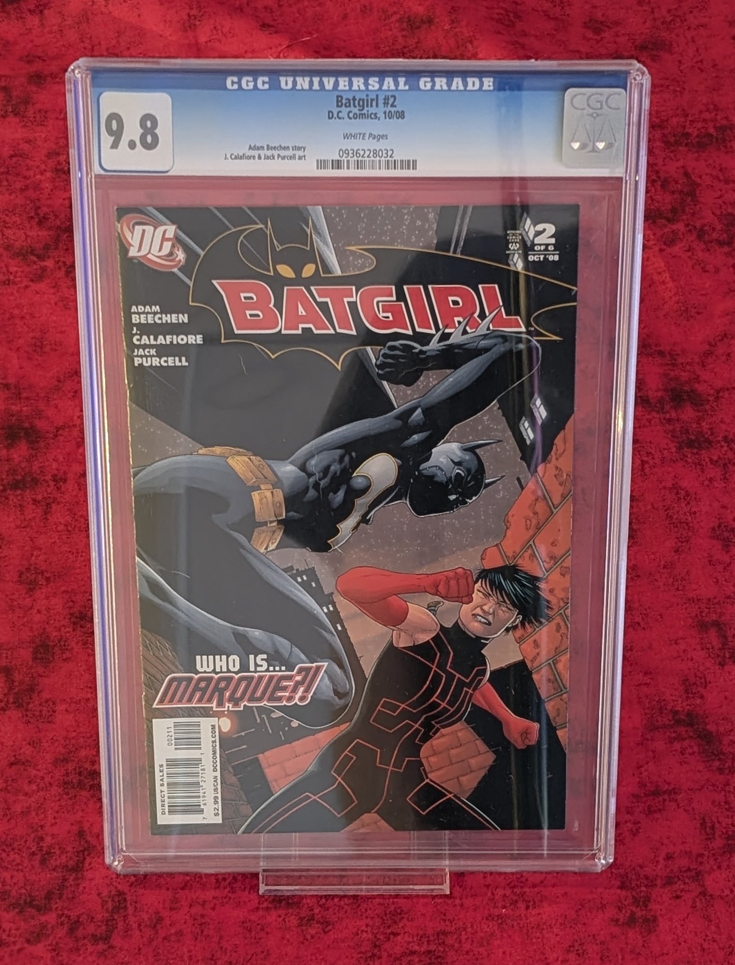 Batgirl Vol. 2 #2 CGC 9.8 Graded DC Comic