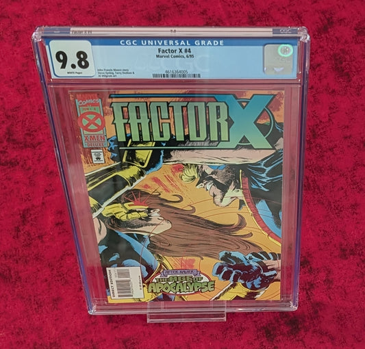 Factor X #4 CGC 9.8 Marvel 1995 Age of Apocalypse X-Men Deluxe