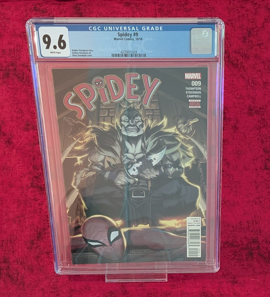 Spidey #9 CGC 9.6 Marvel Comic Slab