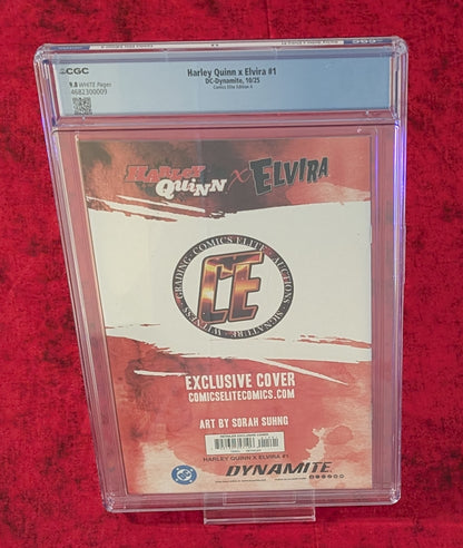 Harley Quinn x Elvira #1 Sorah Suhng NYCC Exclusive Variant Ltd 1000 CGC 9.8