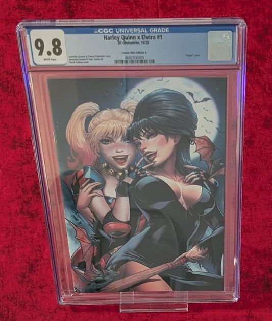 Harley Quinn x Elvira #1 Sorah Suhng NYCC Exclusive Variant Ltd 1000 CGC 9.8