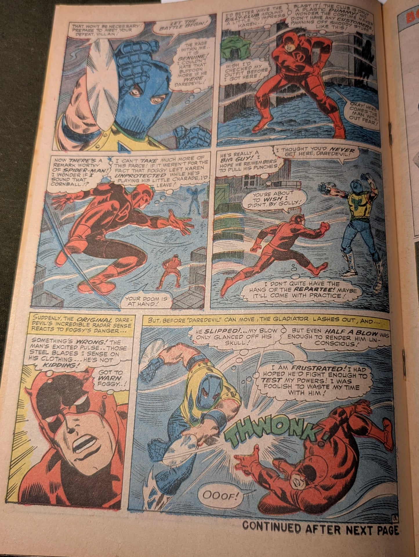 Daredevil #18 Marvel 1966 First Appearance Gladiator Silver Age VG