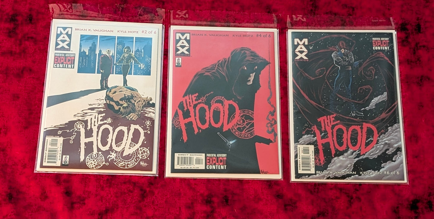 The Hood #1-6 Complete Set Marvel MAX 1st Appearance of Parker Robbins