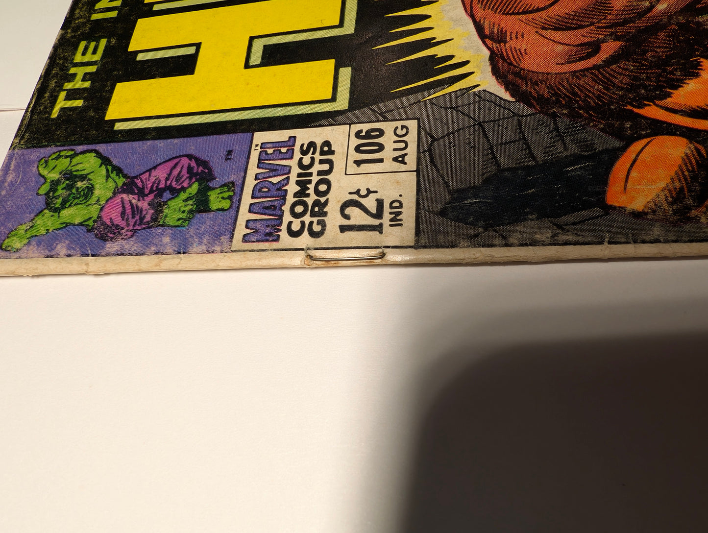 The Incredible Hulk #106 Silver Age Marvel Comic GD+ 2.5