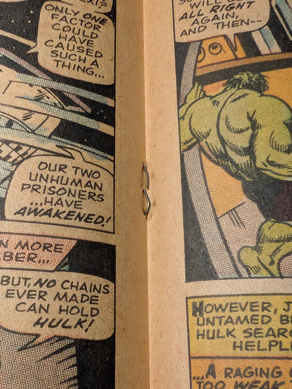 The Incredible Hulk #106 Silver Age Marvel Comic GD+ 2.5