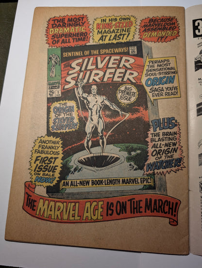 The Incredible Hulk #106 Silver Age Marvel Comic GD+ 2.5