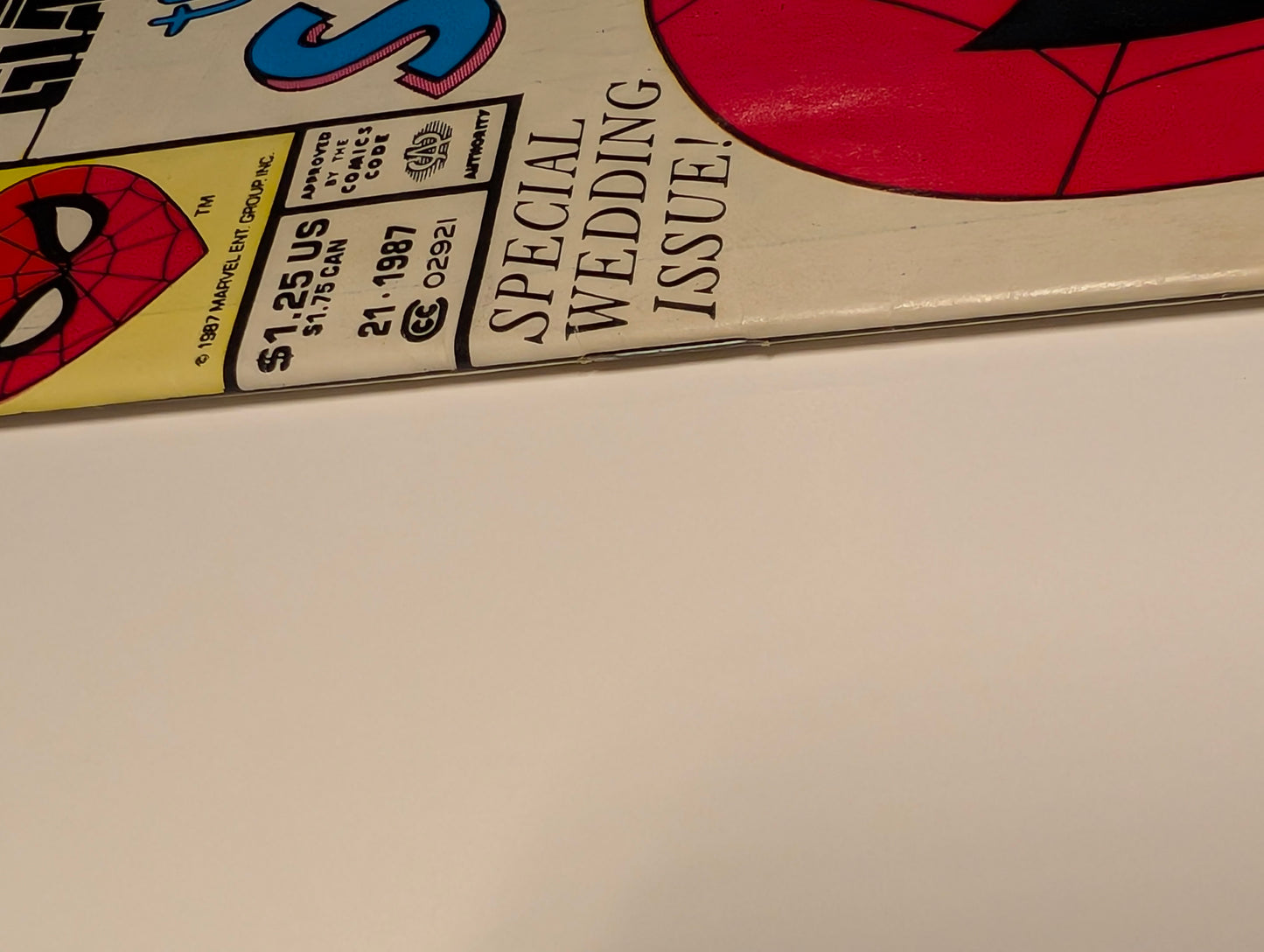 Amazing Spider-Man Annual #21 FN/FN+ Newsstand Key Wedding Issue Marvel 1987