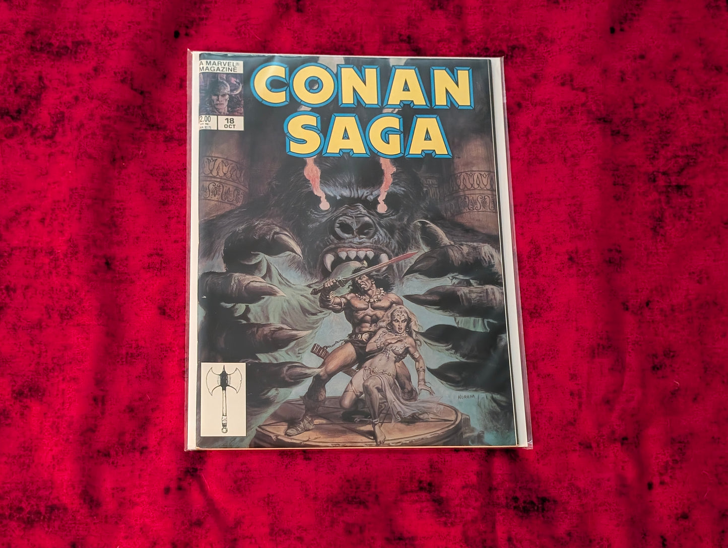 Conan Curated Comic Lot – Savage Sword of Conan & Conan Saga – 18 Issues