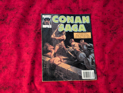 Conan Curated Comic Lot – Savage Sword of Conan & Conan Saga – 18 Issues