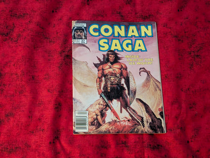 Conan Curated Comic Lot – Savage Sword of Conan & Conan Saga – 18 Issues