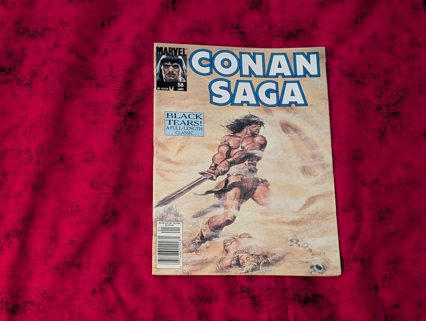 Conan Curated Comic Lot – Savage Sword of Conan & Conan Saga – 18 Issues