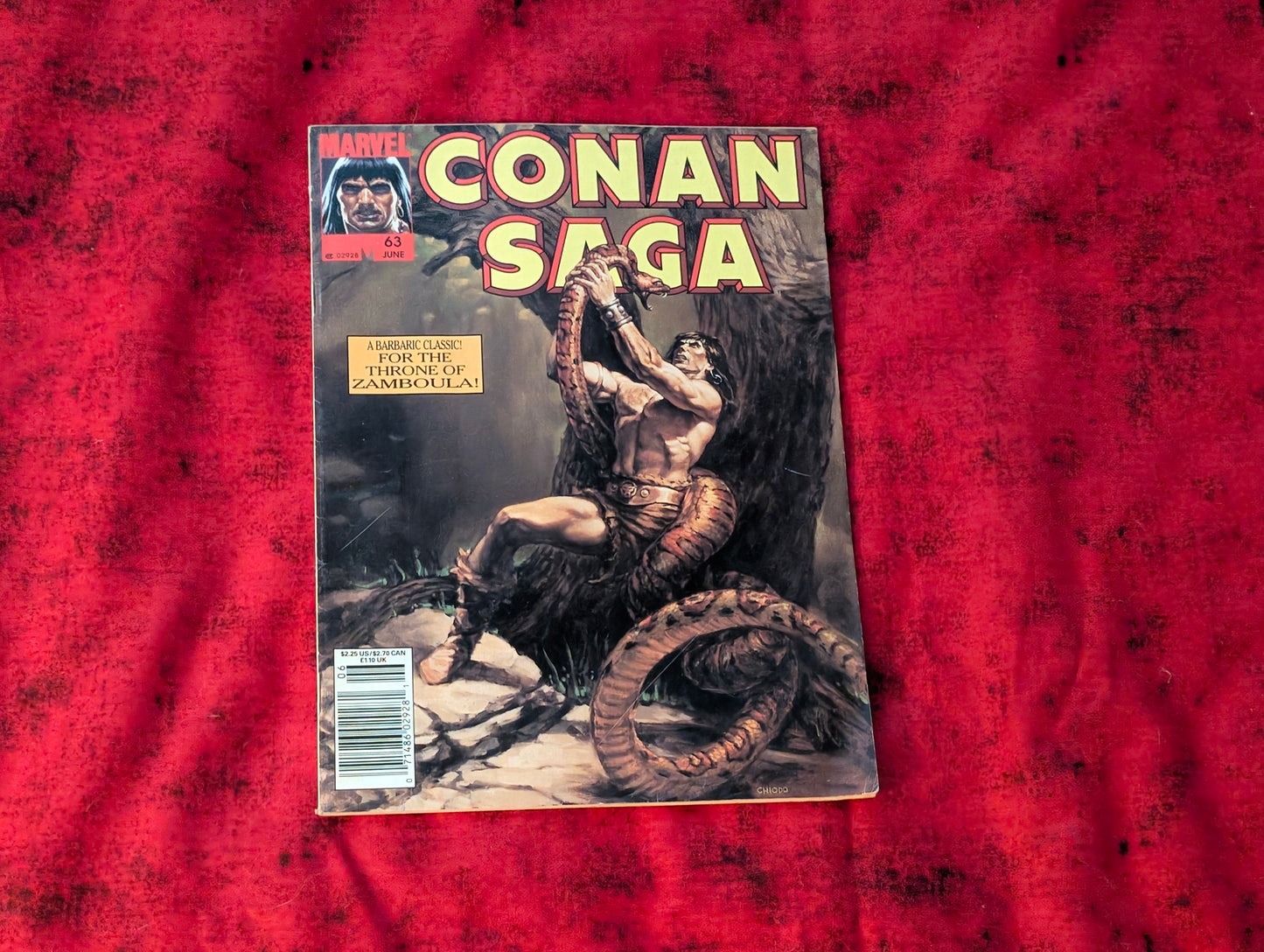 Conan Curated Comic Lot – Savage Sword of Conan & Conan Saga – 18 Issues