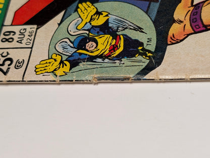 X-Men #89 Bronze Age Marvel Comic Now Strikes the Sub-Human