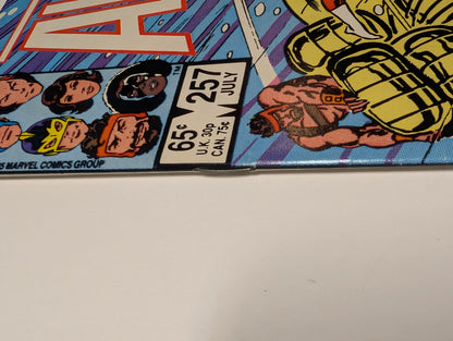Avengers #257 1st Appearance of Nebula Marvel Comics 1985