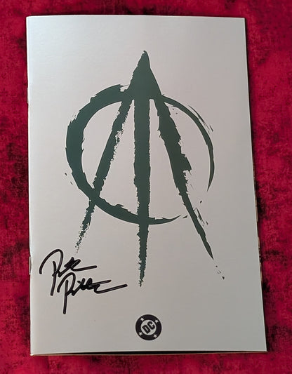 Absolute Green Arrow #1 Logo Foil Variant Signed by Pornsak Pichetshote w/ COA