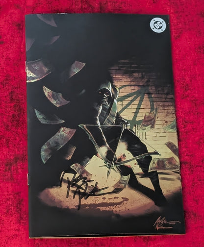 Absolute Green Arrow #1 Rafael Albuquerque Foil Variant Signed by Pornsak Pichetshote w/ COA