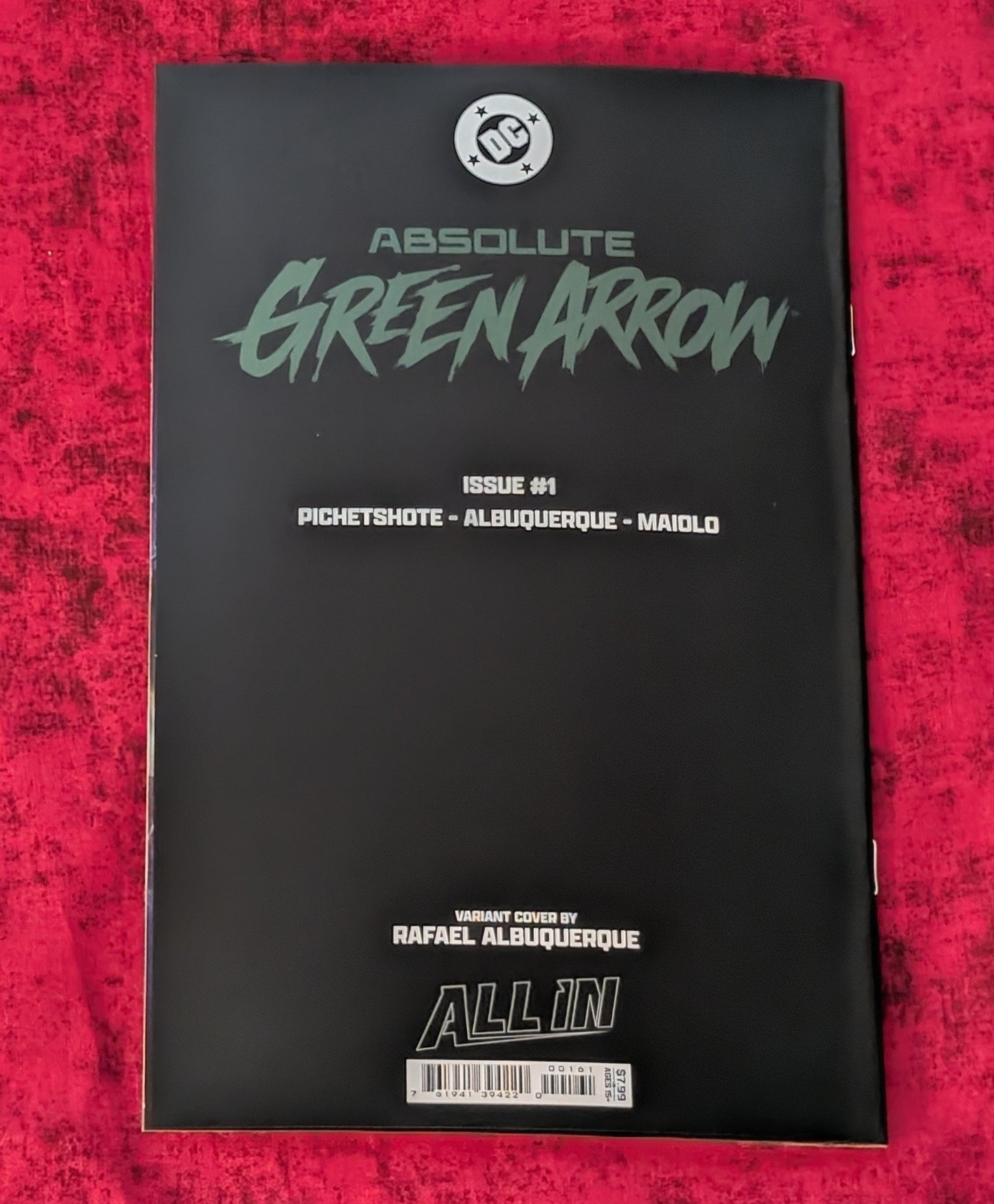 Absolute Green Arrow #1 Rafael Albuquerque Foil Variant Signed by Pornsak Pichetshote w/ COA