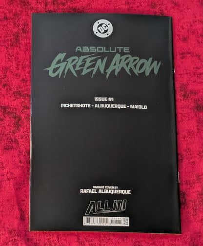Absolute Green Arrow #1 Rafael Albuquerque Foil Variant Signed by Pornsak Pichetshote w/ COA