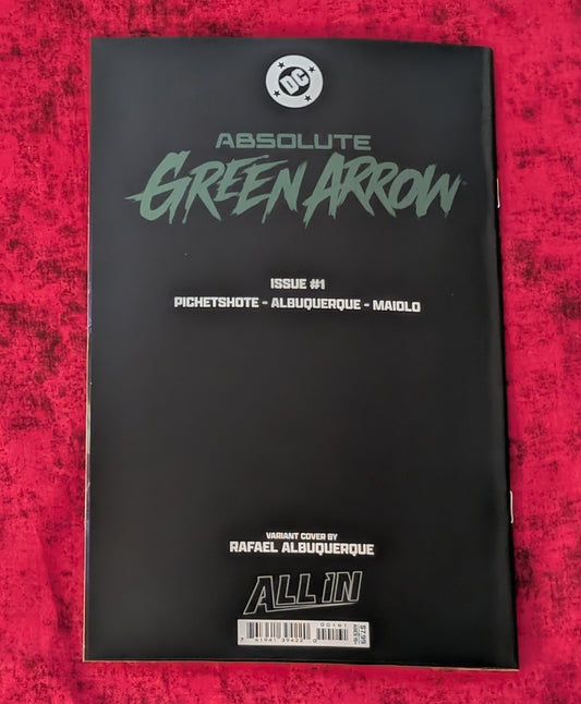 Absolute Green Arrow #1 Rafael Albuquerque Foil Variant Signed by Pornsak Pichetshote w/ COA