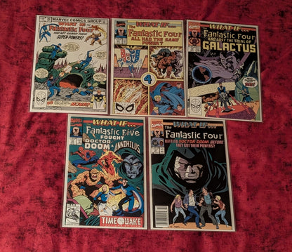 Darthsig What If Fantastic Four and Doctor Doom Themed Comic Lot