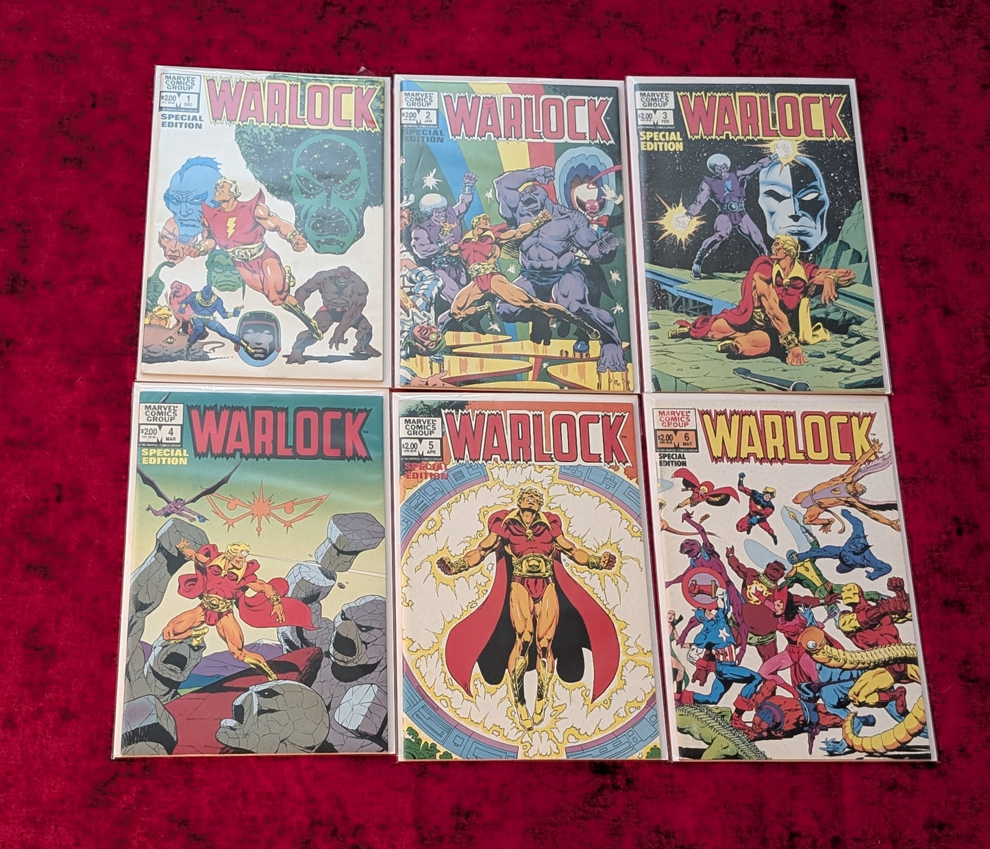Warlock Special Edition 1-6 Complete Run | Jim Starlin Cosmic Saga