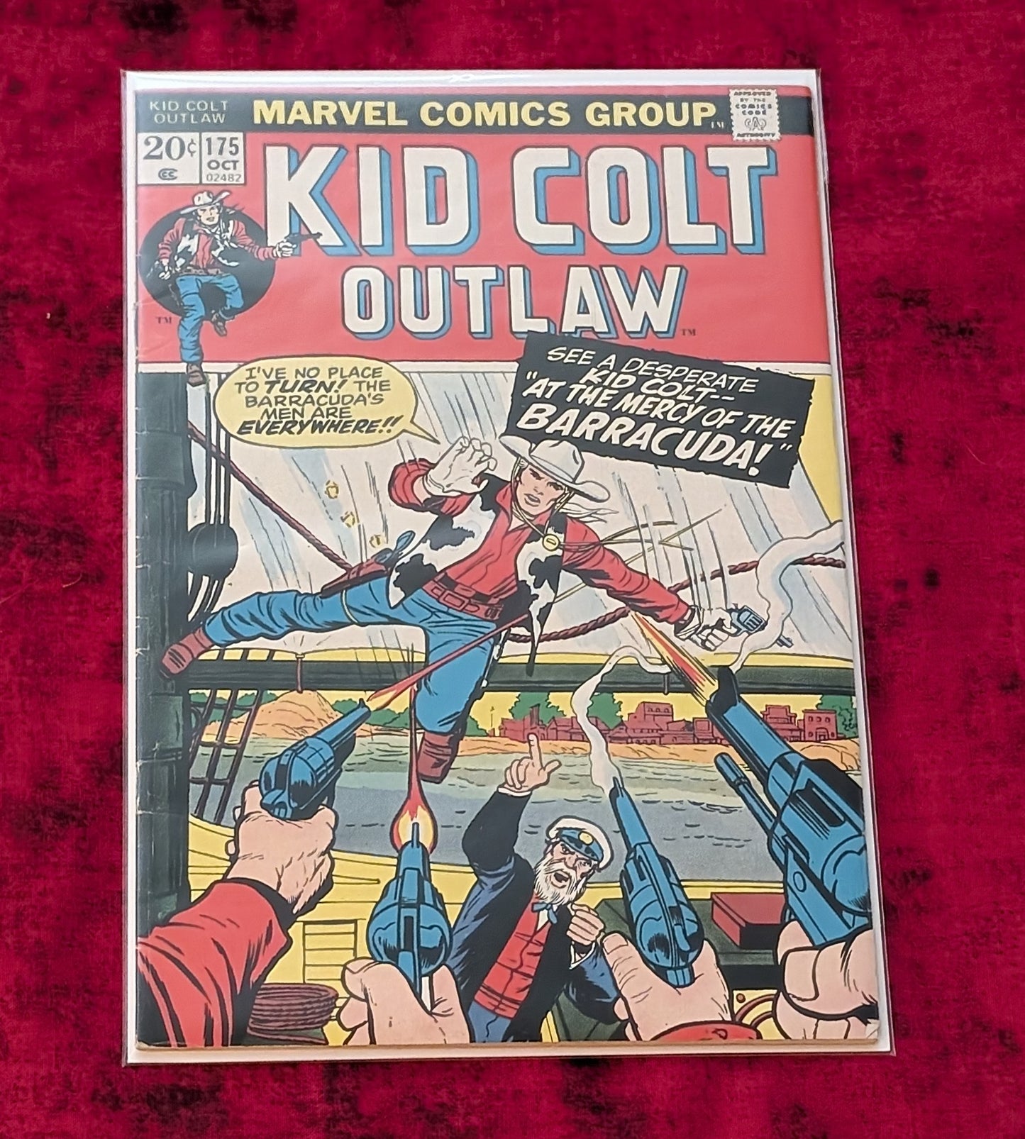 Kid Colt Outlaw #175, #179, #180, #183 and #184 Lot | Bronze Age Marvel Western Comics
