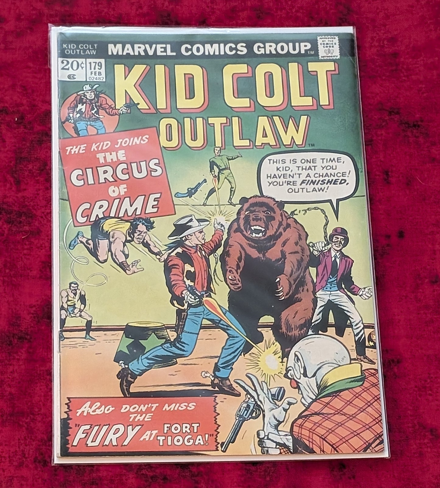 Kid Colt Outlaw #175, #179, #180, #183 and #184 Lot | Bronze Age Marvel Western Comics