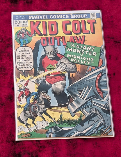 Kid Colt Outlaw #175, #179, #180, #183 and #184 Lot | Bronze Age Marvel Western Comics