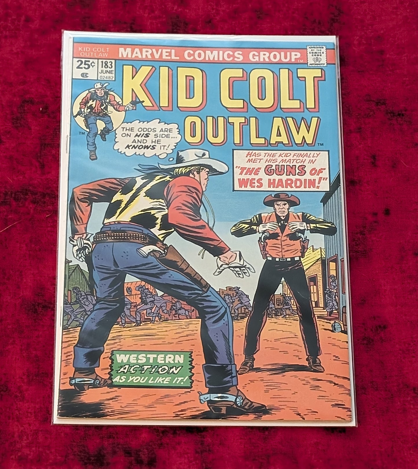 Kid Colt Outlaw #175, #179, #180, #183 and #184 Lot | Bronze Age Marvel Western Comics