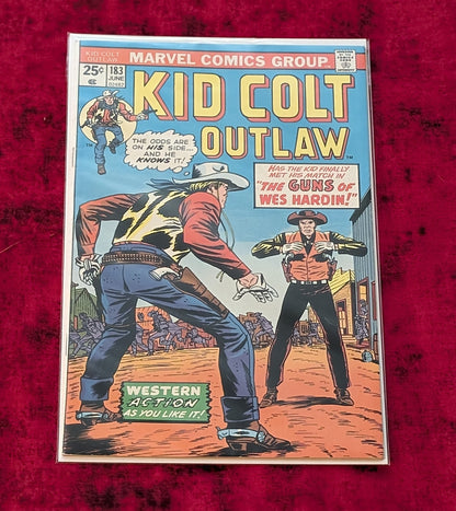 Kid Colt Outlaw #175, #179, #180, #183 and #184 Lot | Bronze Age Marvel Western Comics
