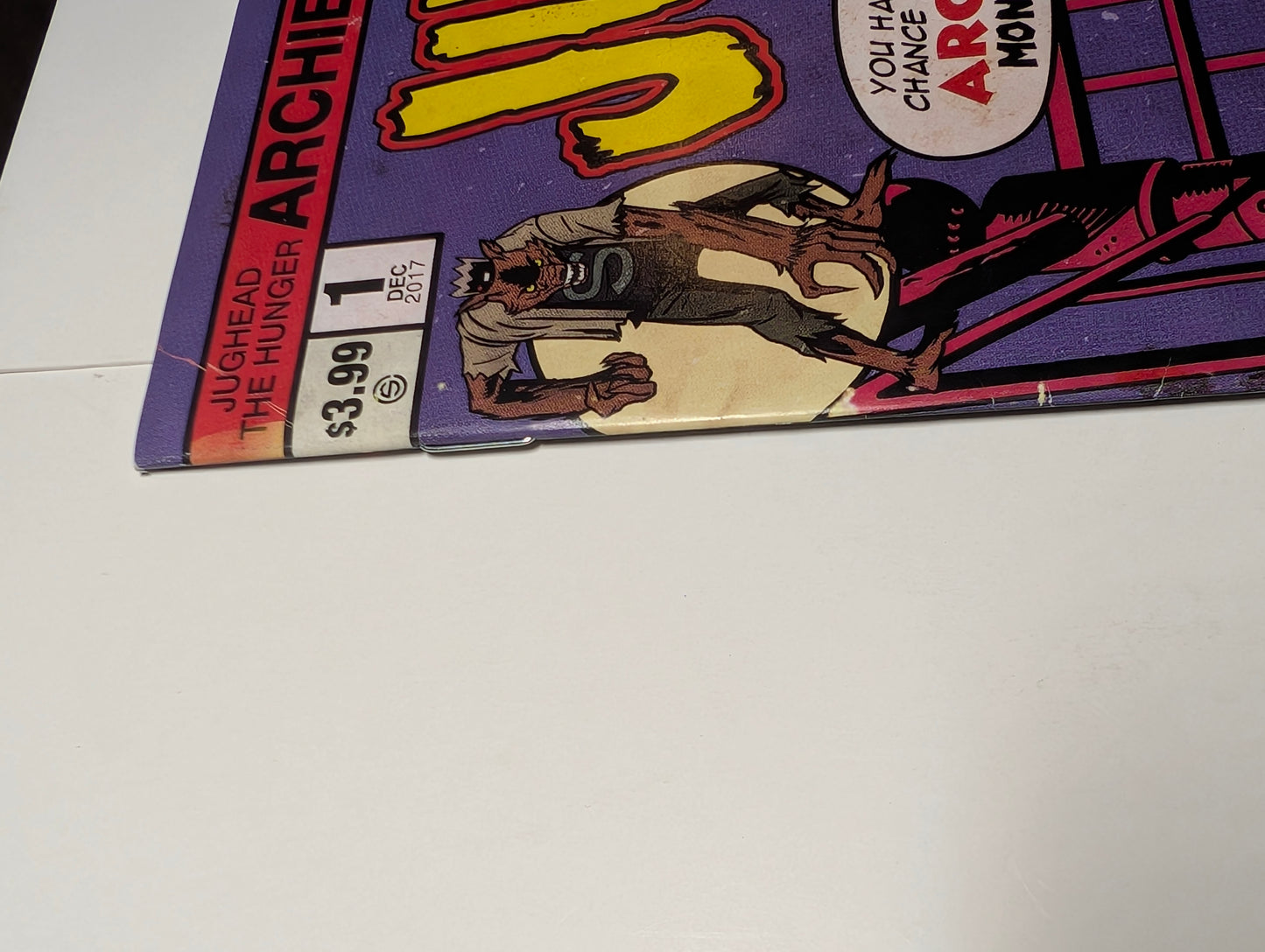 Jughead: The Hunger #1 Moon Knight Tribute Variant – Archie Horror 2017 Raw Comic