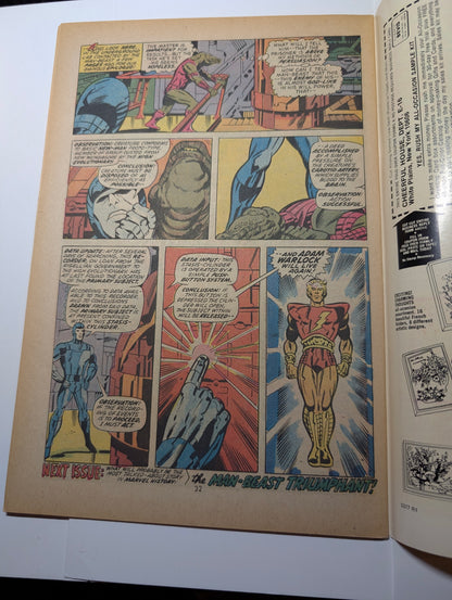 The Incredible Hulk #176 Marvel 1974 FN/VF 7.0 Adam Warlock Counter-Earth Comic