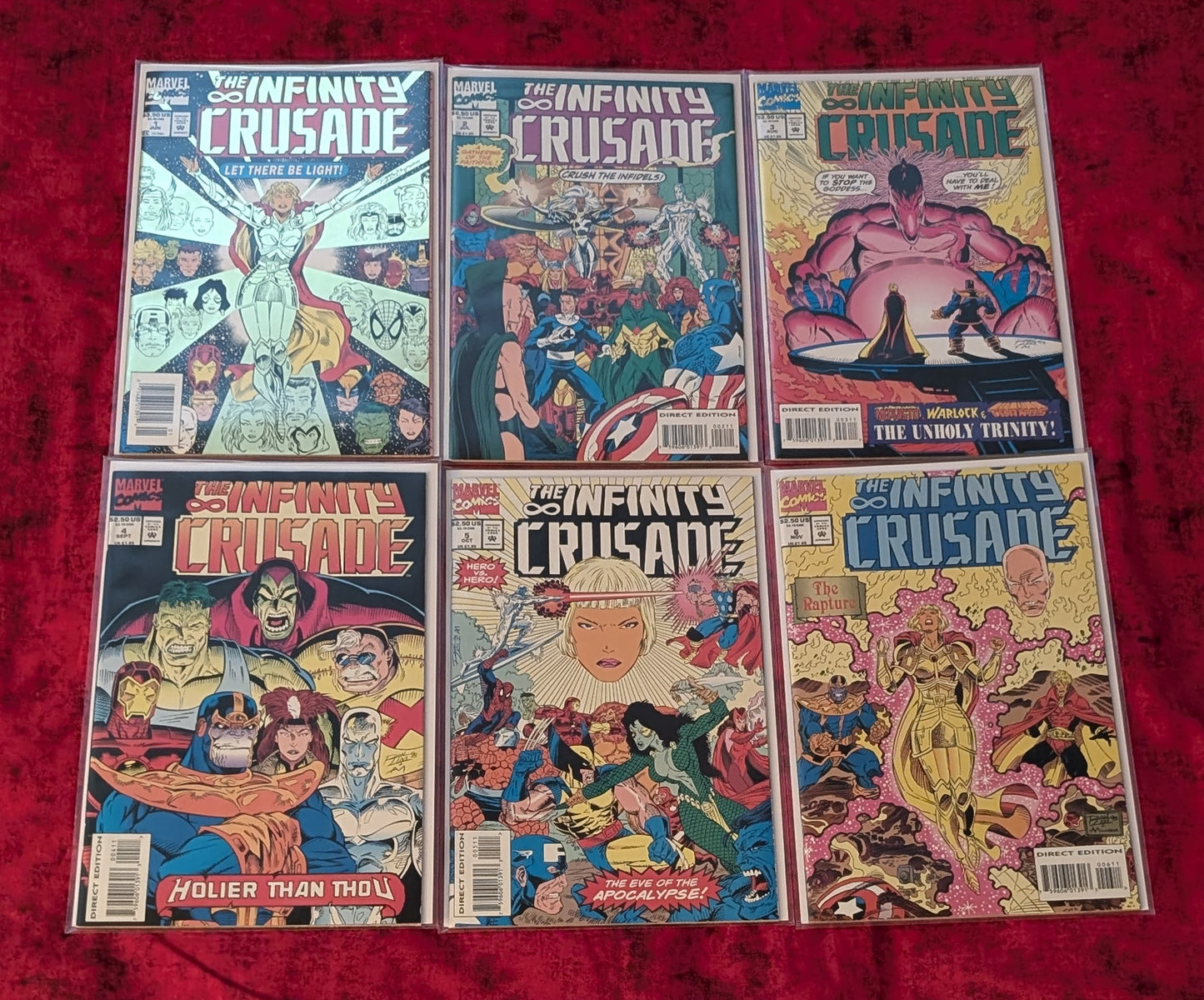 The Infinity Crusade Complete 1-6 Set Marvel Comics Cosmic Event Miniseries